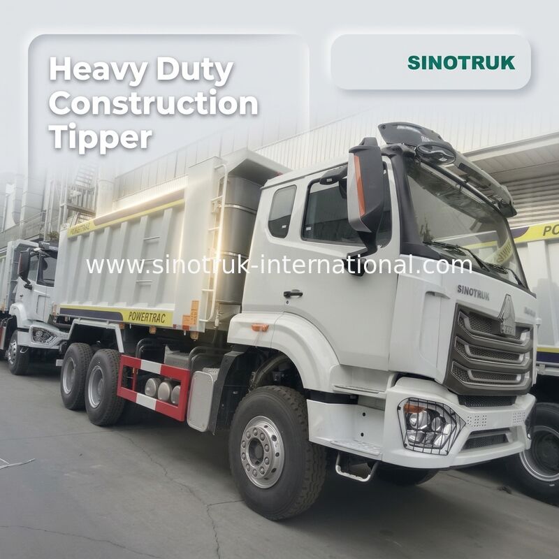 30-40 Tonnen RHD 10 Räder Kipper Dump Truck SINOTRUK Haohan für den Bau Weiß