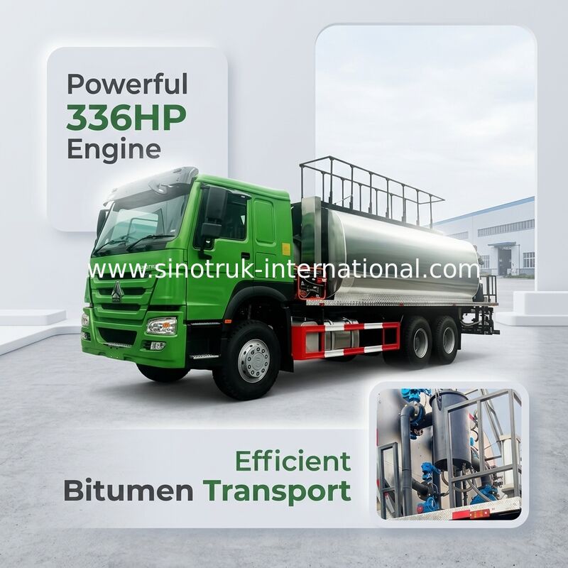 HOWO 7 rechte Laufwerksart des Bitumen-LKW-6X4