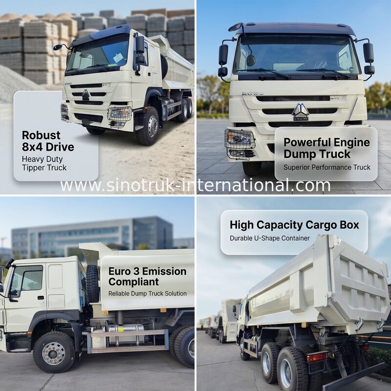 SITRAK 10 Räder Kipper Dump Truck mit Euro 3 Emission und 430 PS Motor