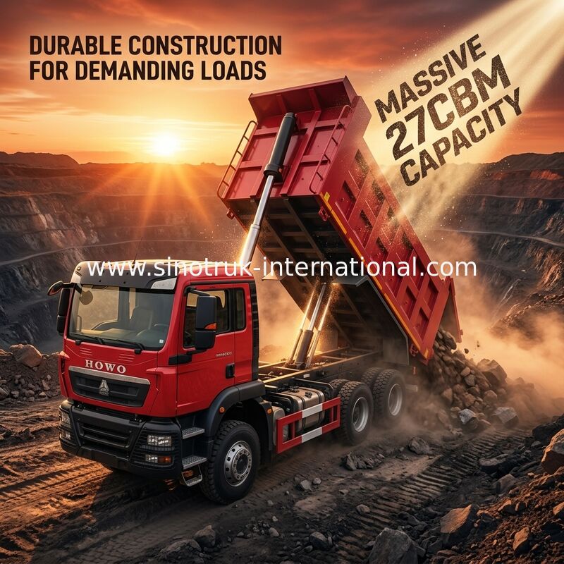 SINOTRUK 6*4 Kipper-LKW für Euro-2-Emissionsstandard und Schwerlasttransport