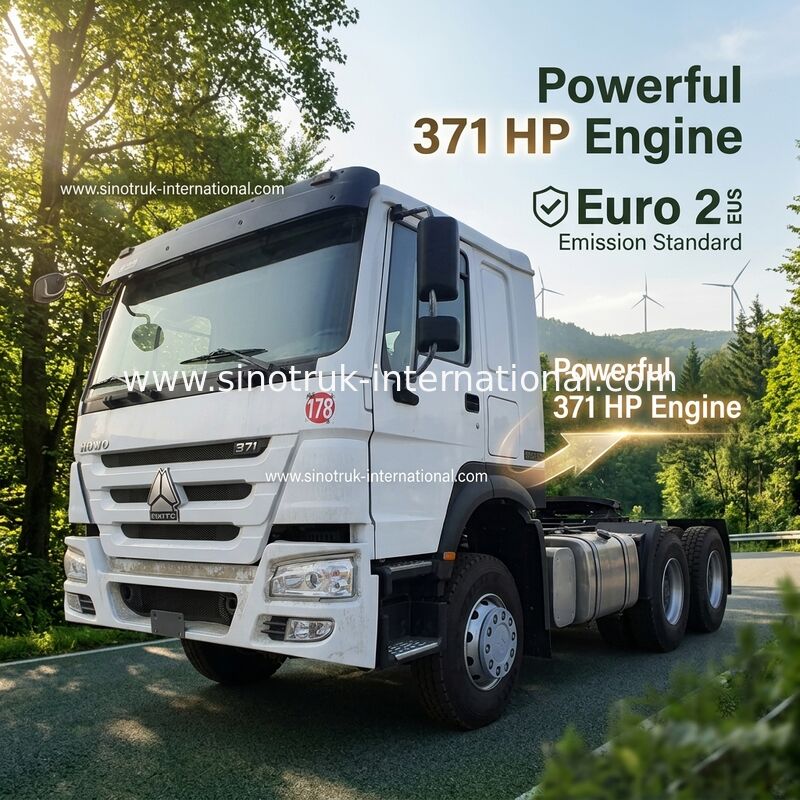 HOWO A7 Gebrauchtzug LHD 6X4 Euro 2 371 PS mit hydraulischer Steuerung