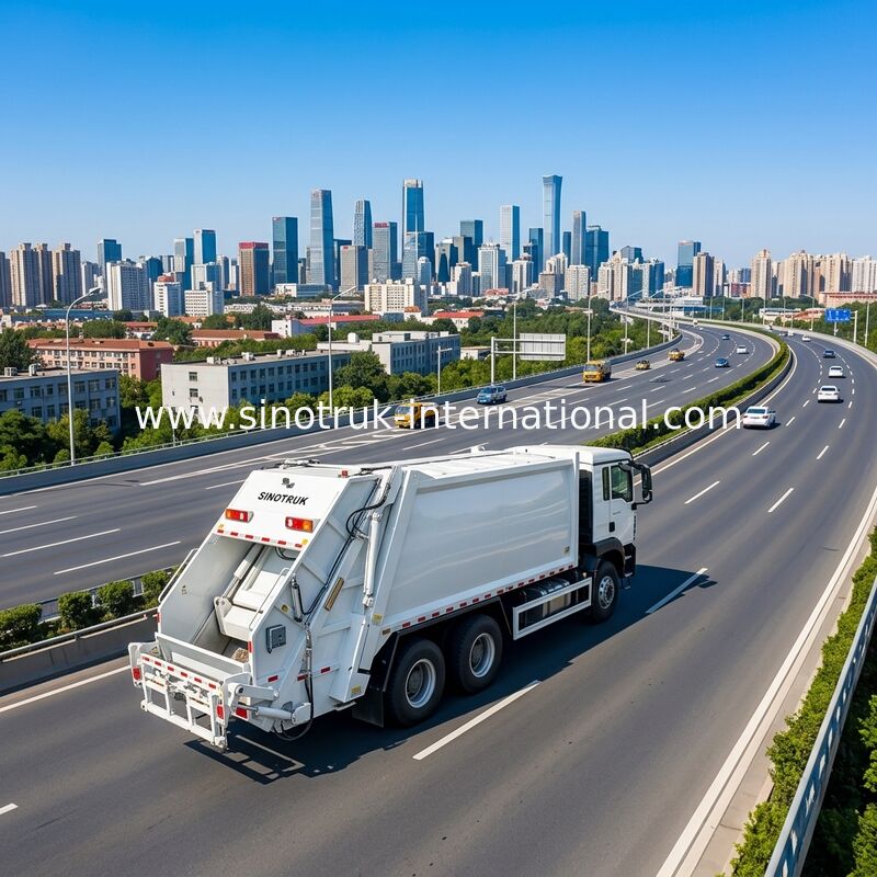 Sinotruk HOWO-TX 371HP 6X4 Antrieb Komprimierter Müllwagen mit 20CBM Kapazität für effiziente Abfallwirtschaft
