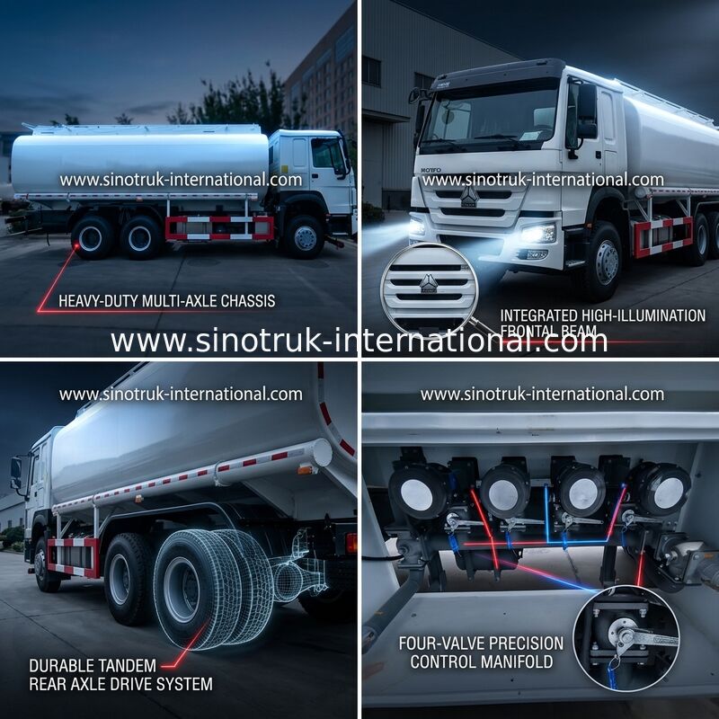 Räder HOWO 6×4 10 ölen Tankwagen 400HP 20CBM für Transport