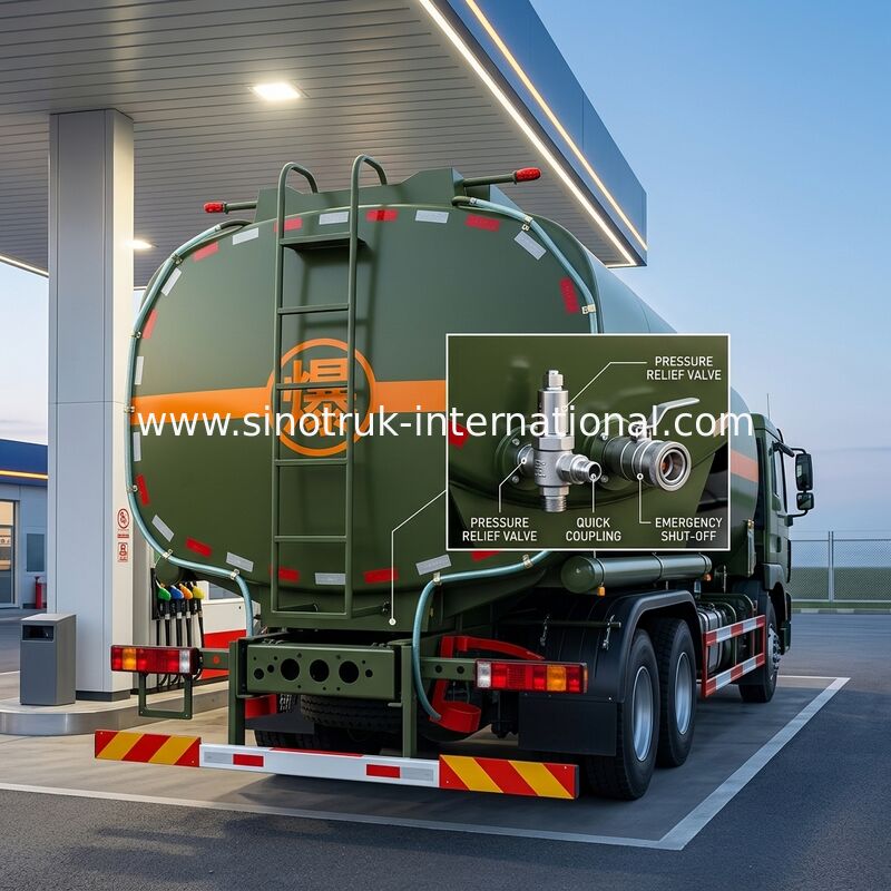 Heizöl-Tanklastzug-Computer SINOTRUK 30CBM, der beweglichen Brennstoff-LKW-Öltanker wieder tankt