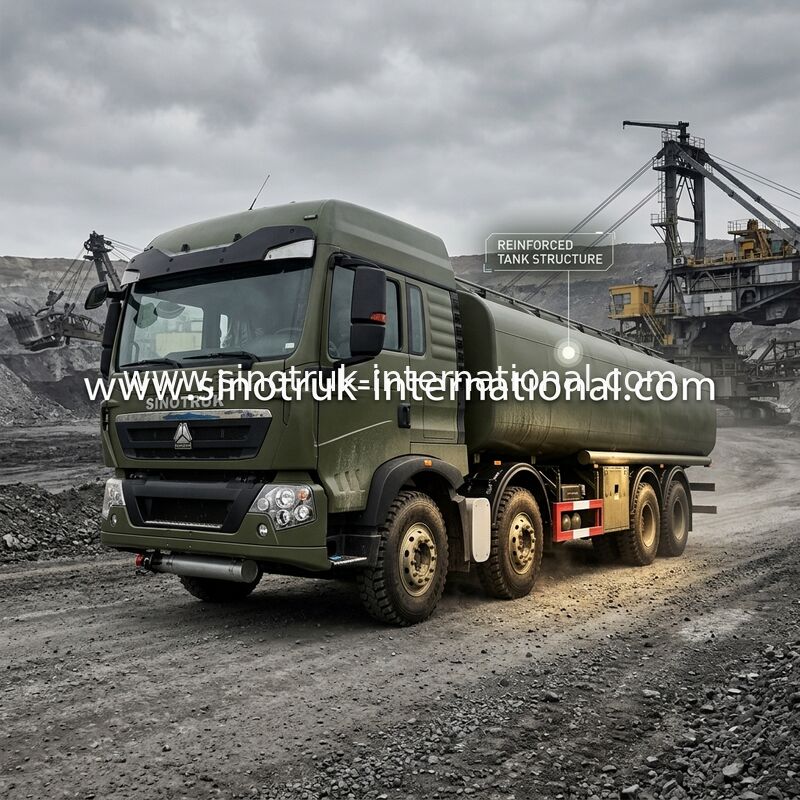 Erdöl-Öl-Speicherung Behälter-Kraftstoffförderungs-Lieferwagen 30 CBM HOWO-Edelstahl-8X4