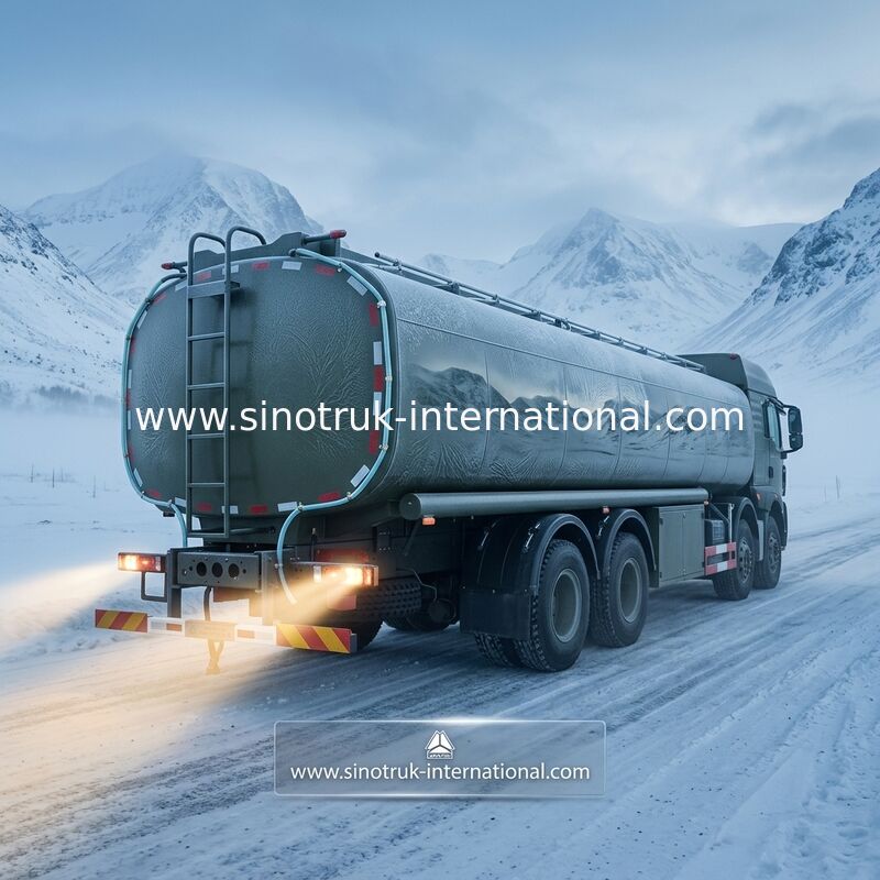 Stabiler Tankfahrzeug-LKW SINOTRUK HOWO 30 - 40 Tonnen für Öl-Transport 8X4 RHD