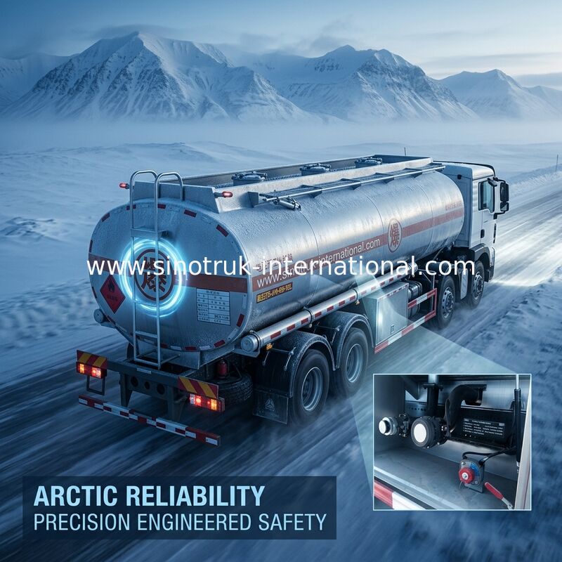 Stabiler Öl-Tankwagen SINOTRUK HOWO 30 - 40 CBM für Öl-Transport 8X4 RHD