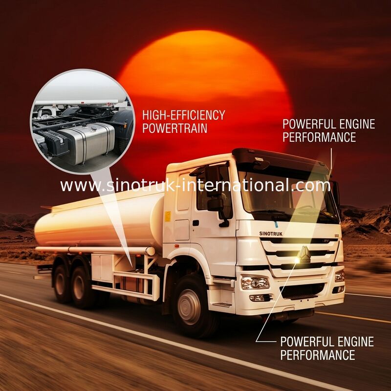 Brennstoff-Tankwagen SINOTRUK HOWO 20 Tonnen, mobile Brennstoff-LKWs 6X4 LHD Euro2 290HP