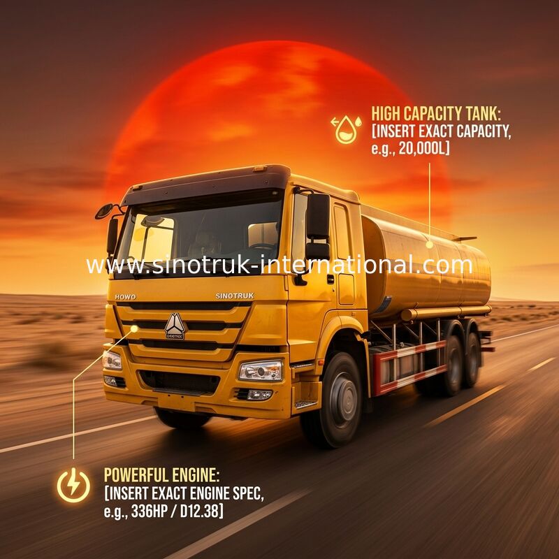 Radialreifen-Brennöltransport tauscht verlängertes Fahrerhaus 6X4 LHD Euro-2 336HP