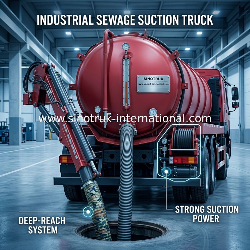 Abwasser-Klärgrube-Reinigung transportierend, tauschen Sie,/septischer pumpender LKW 17CBM LHD 336HP