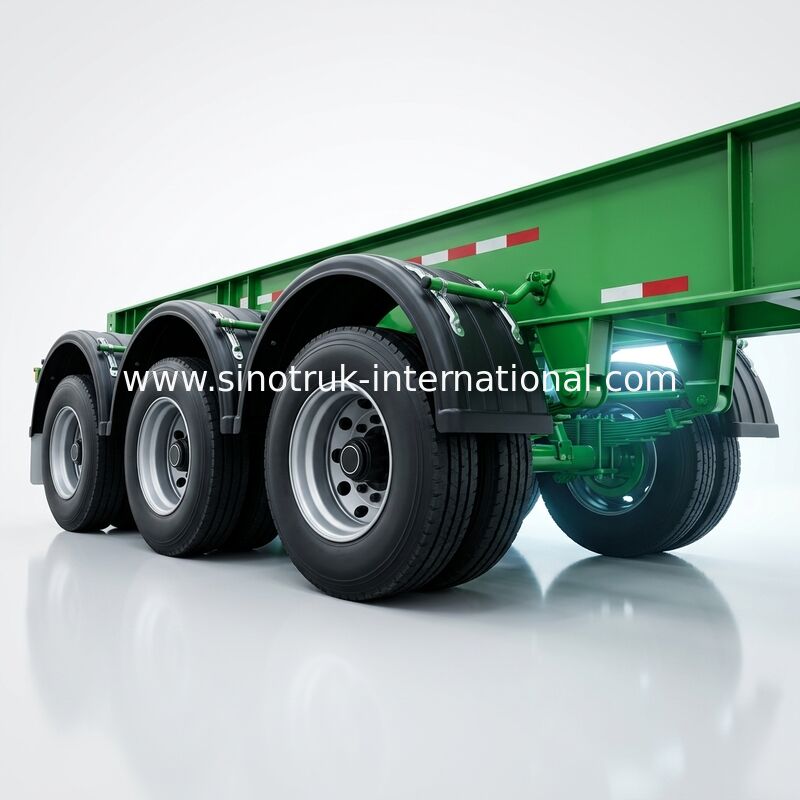 Seitendes heber-3 Marken-Tri Achse Achsen-LKW angebrachte des Kran-20ft 40ft FUWA