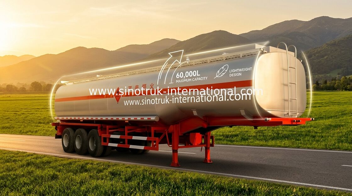 Anhänger-LKW der Kohlenstoffstahl-Tanker-harten Beanspruchung halb für Lagerung/das Tragen ölt