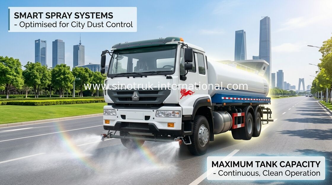Wasser-Berieselungsanlagen-LKW der Hochleistungs-19CBM mit interner rostfester Behandlung