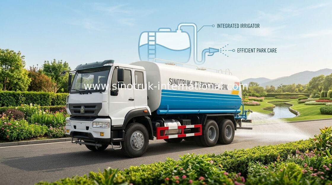 Wasser-Berieselungsanlagen-LKW der Hochleistungs-20CBM mit interner rostfester Behandlung