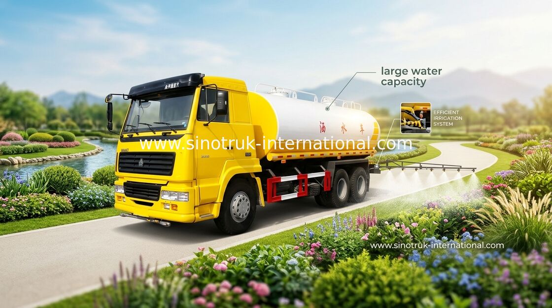 Des pneumatischen/manuellen Kontrollsystem-16CBM Laufwerksart Wasser-des Tankwagen-6×4
