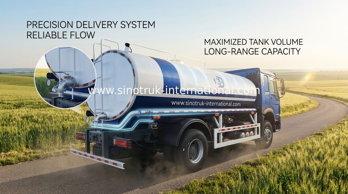 HOWO SINOTRUK Wasserbehälter 300 PS