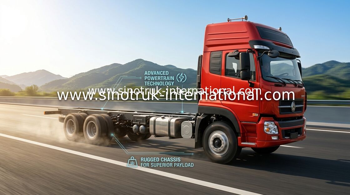Fracht-LKW SINOTRUK HOWO, Van Truck 25 Tonnen 6X2 LHD Euro2 290HP für Logistik