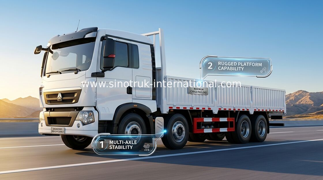 Fracht-LKW SINOTRUK HOWO 25 Tonnen 6X2 LHD Euro2 290HP für Logistik ZZ1257M56C7C1A