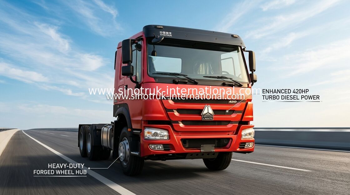 Traktor-LKW nagelneues 430Hp Lhd 10Wheels 6 Sinotruk Howo × 4