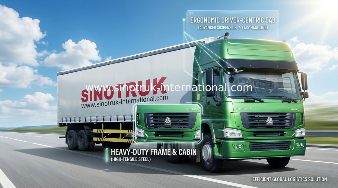 Hochleistungs-Traktor-Kopf-LKWs, 266-420hp Sinitruk Sattelzug-LKW
