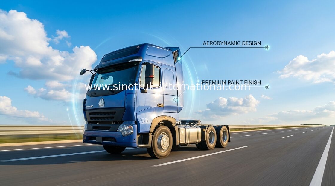Anhänger-Traktor-LKW-Kopf SINOTRUK HOWO halb mit Klimaanlage 60-70 Tonnen