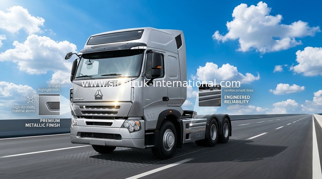 Laufwerksart internationaler LKW-Traktor des Logistik-Geschäfts-6×4 für halb Anhänger