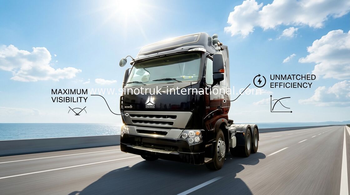 Hochleistungstraktor-LKWs 6X4 HOWO, 4 Anschlag-elektronische Kraftstoffeinspritzungs-Dieselmotor-Traktoren und Kipplaster