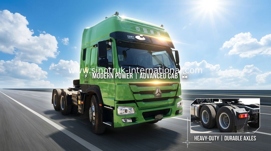 Howo-Sattelzug-LKW LHD 10 dreht HW 79 hohe Anlegeplätze des Dach-Fahrerhaus-zwei 102 Kilometer/h