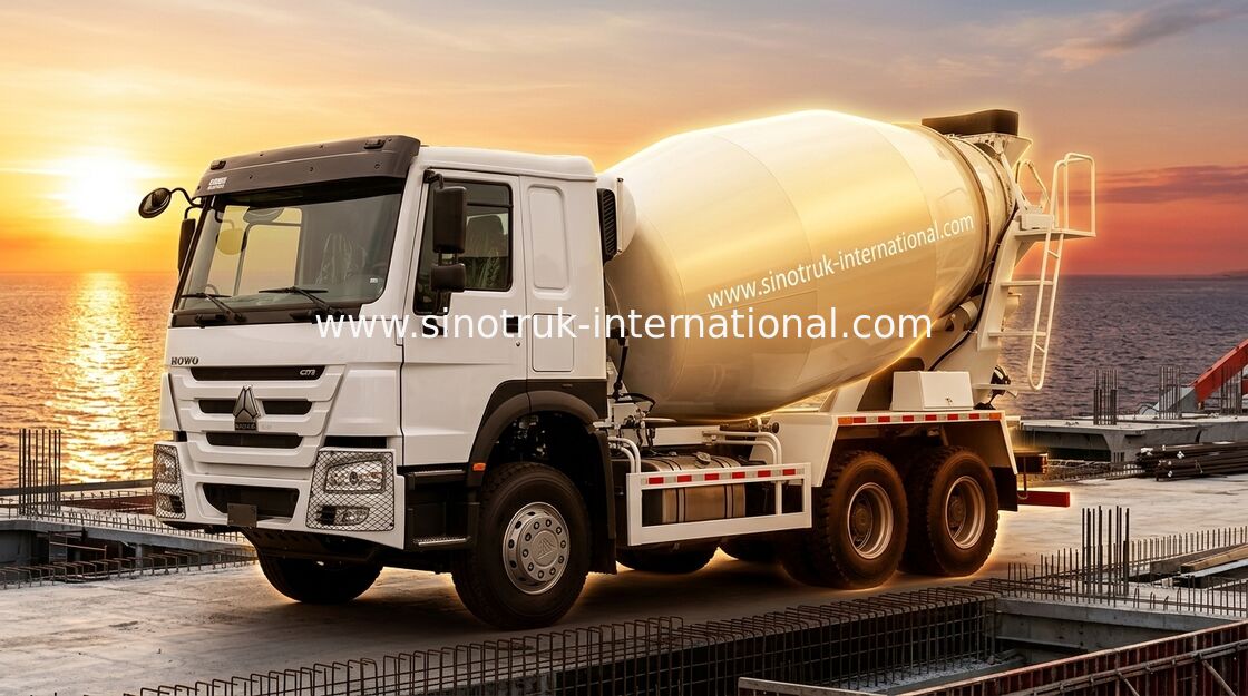 SINOTRUK HOWO LHD 6×4 10räder Betonmischer Lastwagen hohe PS 400