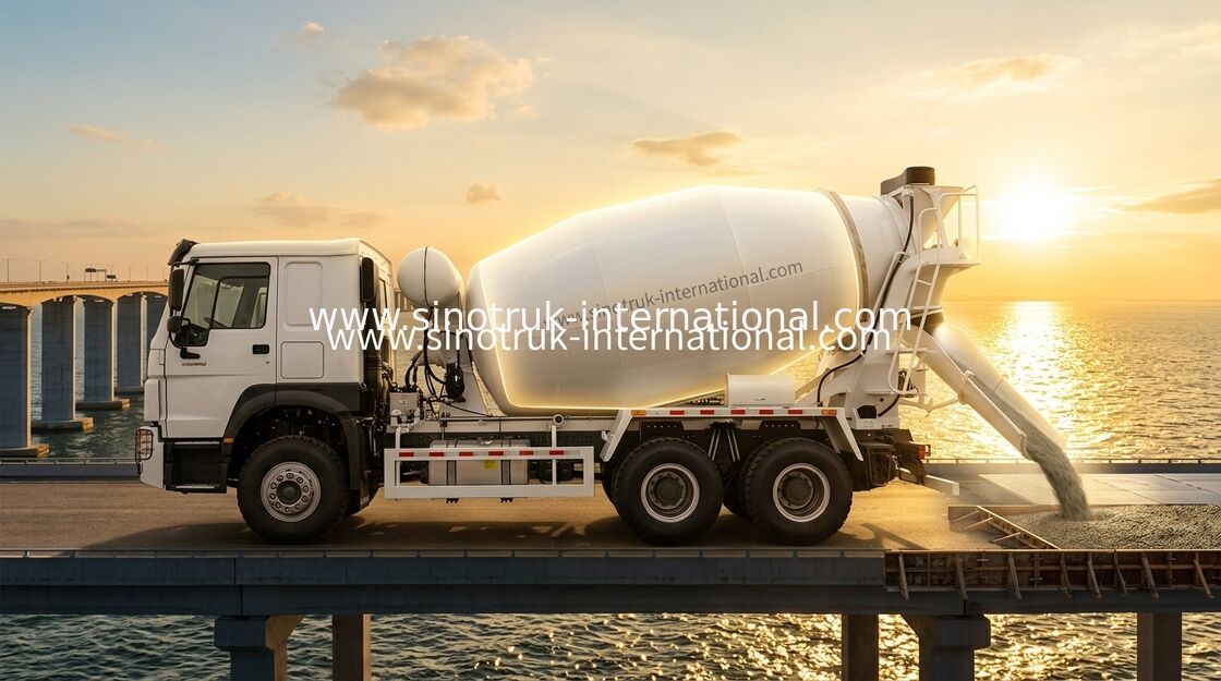 SINOTRUK HOWO 6×4 10 Räder Betonmischer 400 PS Hochleistungs LHD