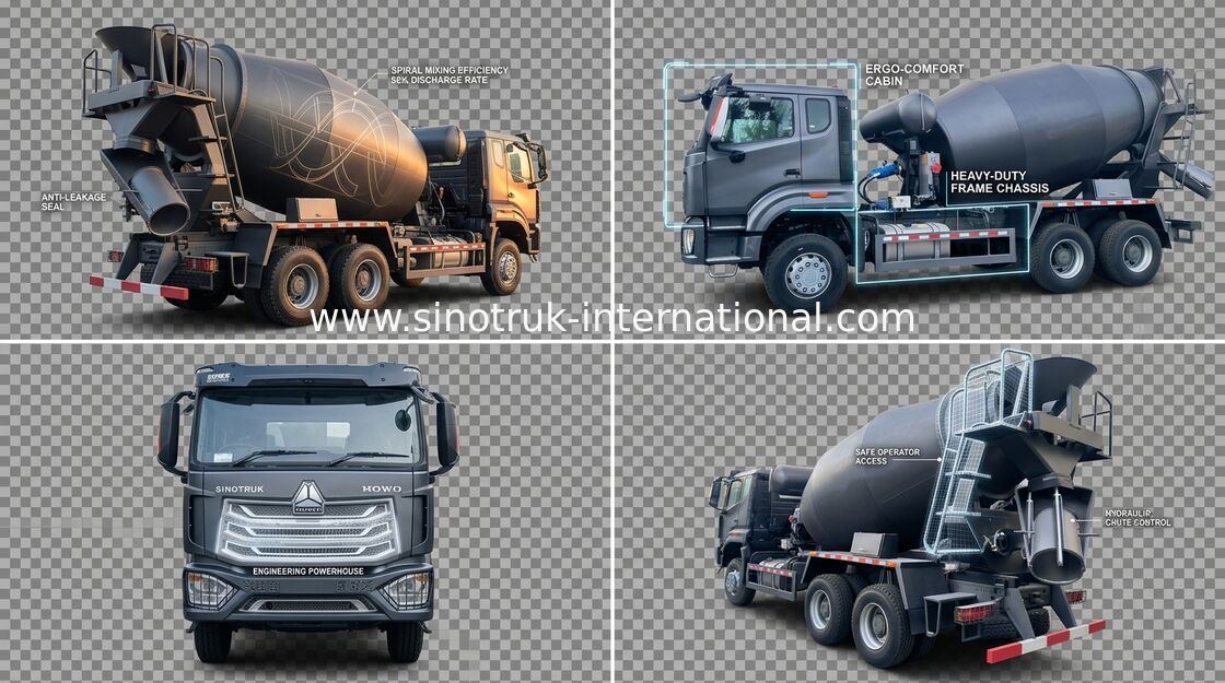Sinotruk Howo N7 Betonmischer 6-10CBM 6 X 4 Euro 2 380 PS