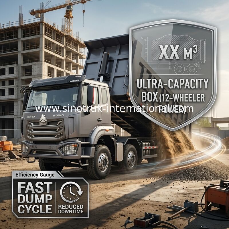 5300*2300*1500mm Frachtbox Schwerlastbehälter für den reibungslosen Frachttransport RHD / LHD Fahrtyp