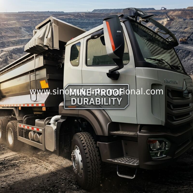 SINOTRUK HOWO LHD 6×4 10räder U-Typ-Dump-Truck für 40 Tonnen Bergbau