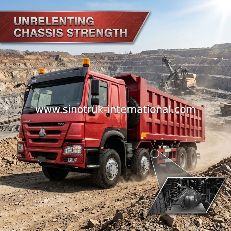ROTER HOWO 400HP 8×4 KIPPER-KIPPLASTER LHD SINOTRUK