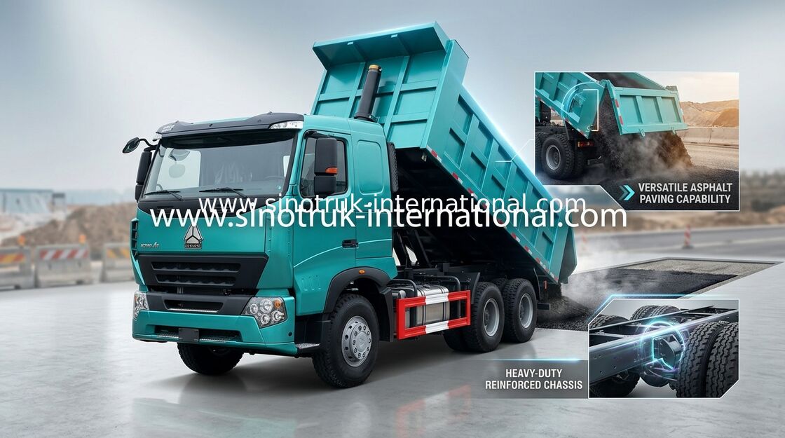 266HP zuverlässigen der Leistung zu des Kipper-420HP des Kipplaster-SINOTRUK HOWO A7