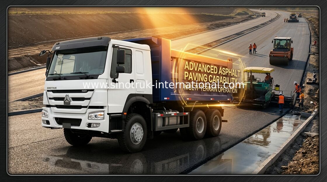 Kippwagen 266HP 6X4 LHD 10 SINOTRUK HOWO - Kipplaster der Werbungs-25CBM