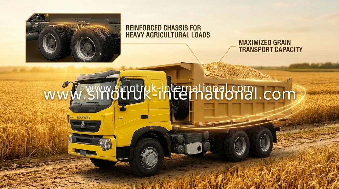 Kipplaster SINOTRUK HOWO A7 371HP LHD 6X4 25 - 40 Tonnen für Baugewerbe