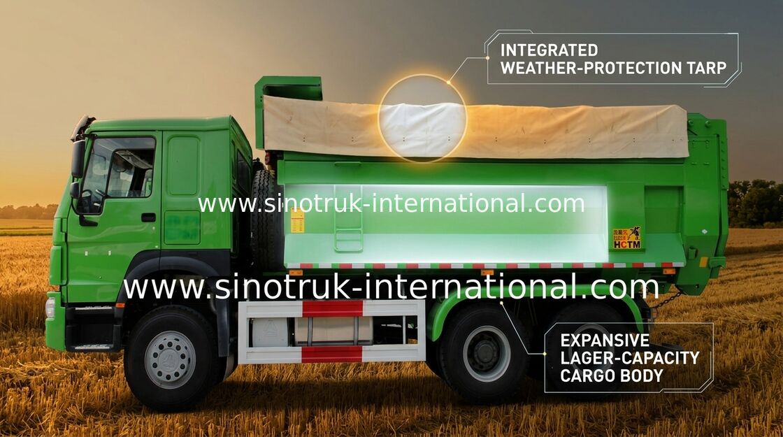 SINOTRUK-Hochleistungskipper-Kipplaster für Transport-Baumaterial
