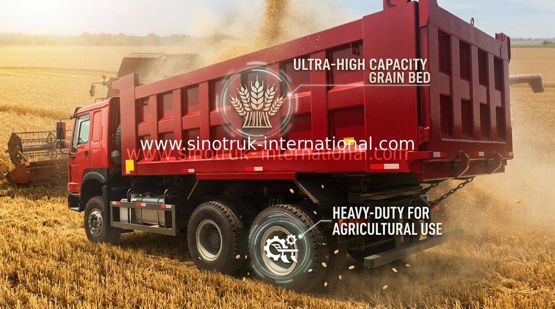 Kipplaster LHD 6X4 SINOTRUK HOWO mit MINIspieler 30 - 40 Maschine der Tonnen-WD615.47