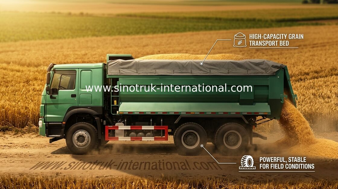 Der Arbeiten Tonnen des Kipper-Kipplaster-/HOWO des Kippwagen-6X4 LHD 25 10 - 25 CBM