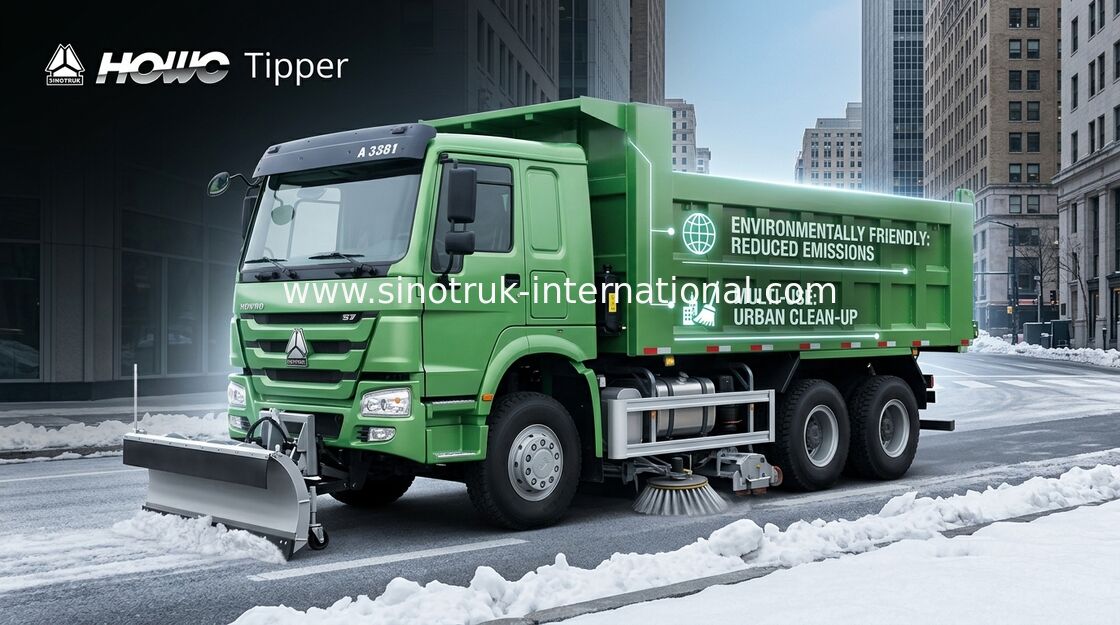 Kipper-Kipplaster SINOTRUK HOWO 10wheels LHD 371HP 25tons 10-25CBM ZZ3257N3847A