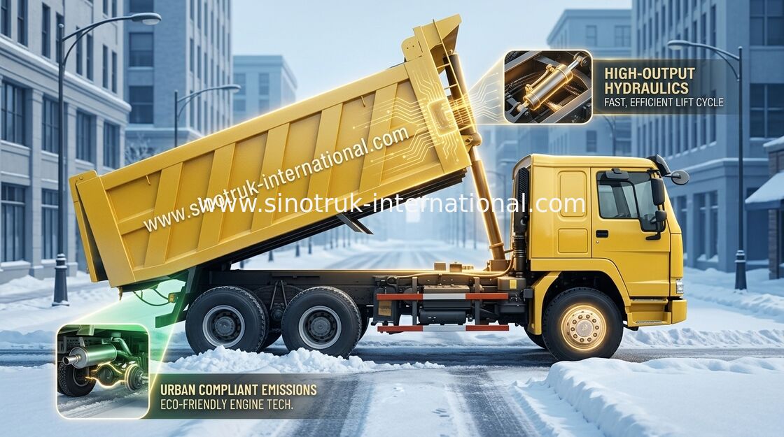 Kipper-Kipplaster SINOTRUK HOWO 6X4 LHD 371HP 25tons 10-25CBM ZZ3257N3847A