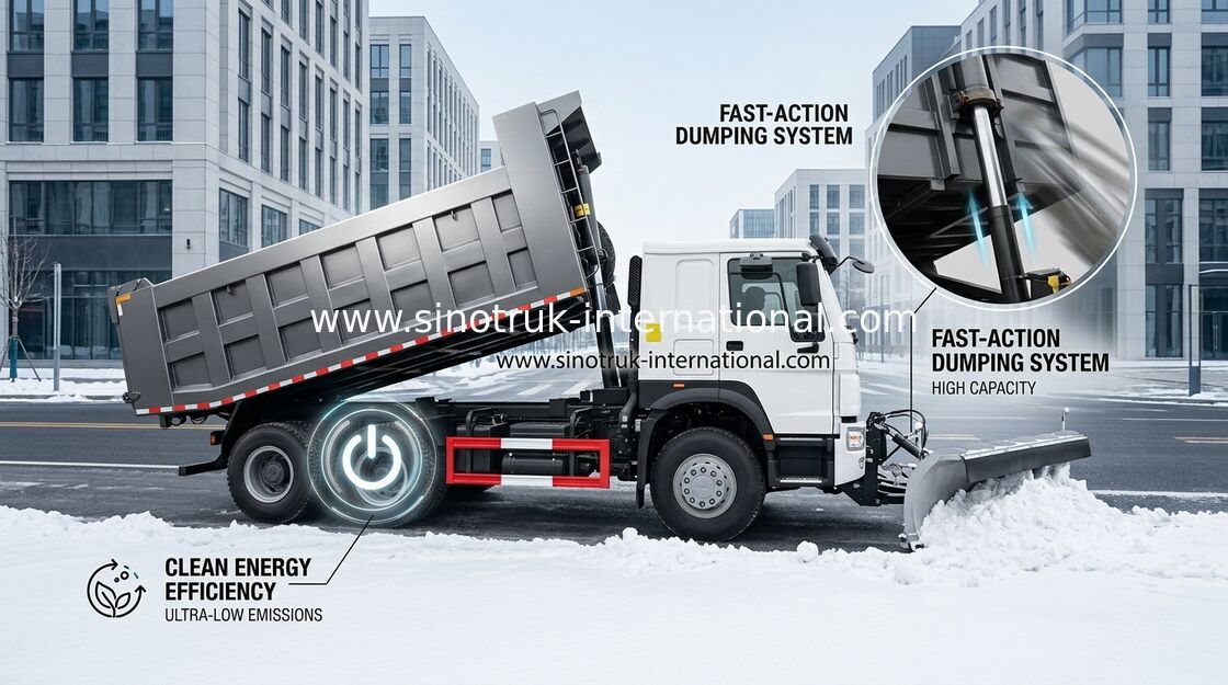 Kipper-Kipplaster SINOTRUK HOWO 25tons 371HP 10wheels LHD 10-25CBM ZZ3257N3647A