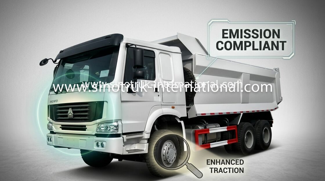 Kipper-Kipplaster SINOTRUK HOWO 10 dreht Waren der Last 25-40tons des Meters 10-25cubic