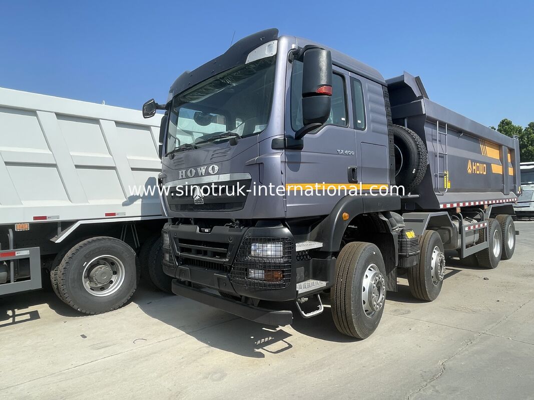 SINOTRUK TX Modell 400 PS 8X4 Kipper-Muldenkipper-Konstruktion, Frontanhebung, Kundenanpassung