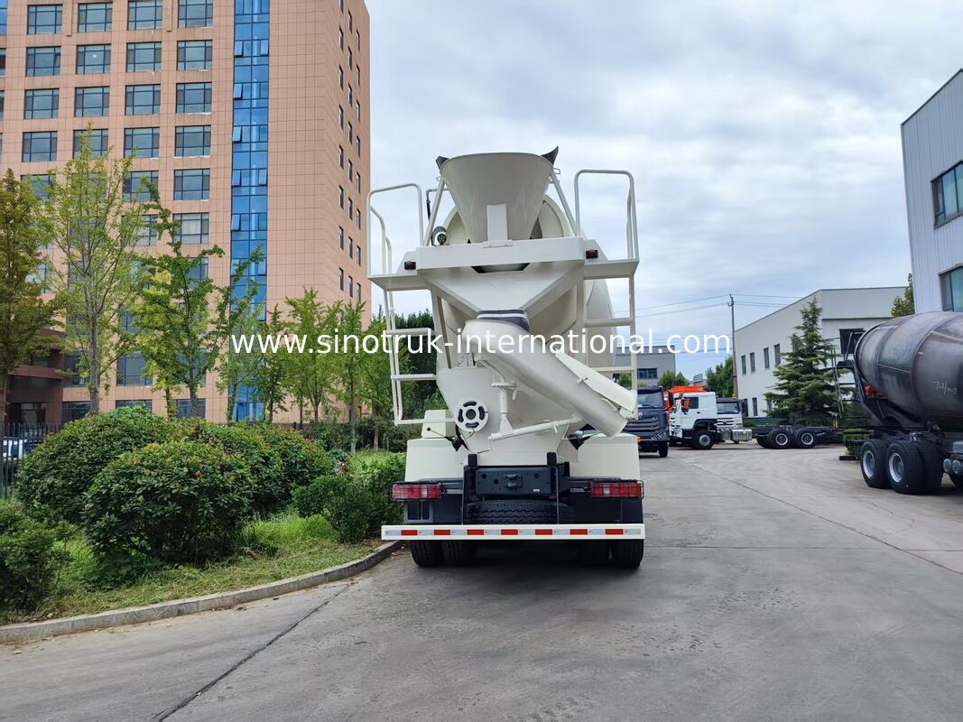 Schwerbetrieb HOWO 8x4 16m3 Betonmischer Lkw 371HP Motor PMP Geschwindigkeitsminderer für den Bau