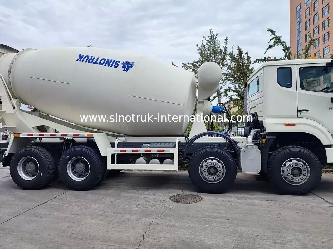 Schwerbetrieb HOWO 8x4 16CBM Betonmischer Lkw 371HP Motor PMP Geschwindigkeitsminderer für den Bau