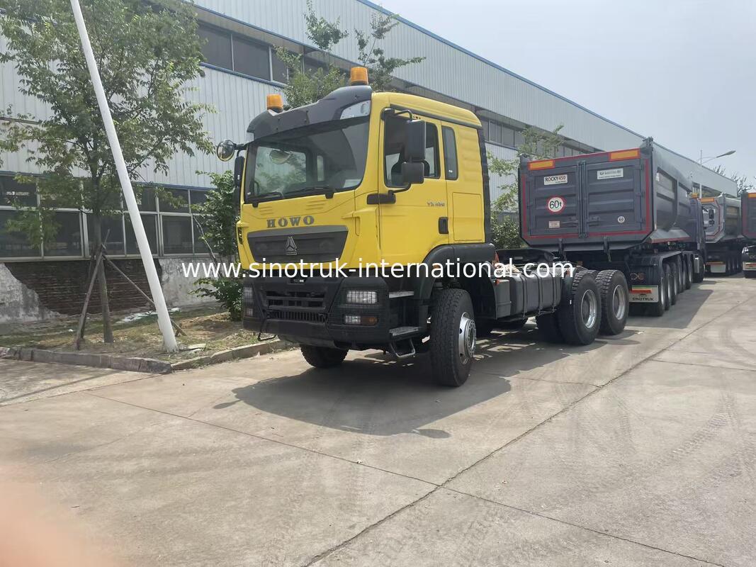 6x4 Driver Type Tractor Truck Featuring 10 Tires Ideal for Long Haul Freight Movement and Heavy Duty Cargo Hauling Tasks
