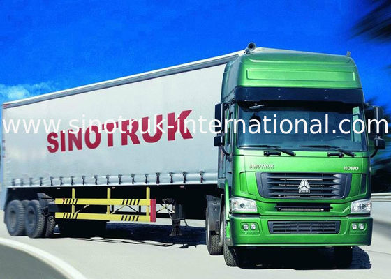 High Performance Tractor Head Trucks , 266-420hp Sinitruk Tractor Trailer Truck