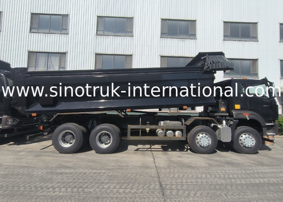 Schwarzer Howo-Bergbau Tipper Dump Truck 20-50Tons 8 x Euro 4 2 400Hp